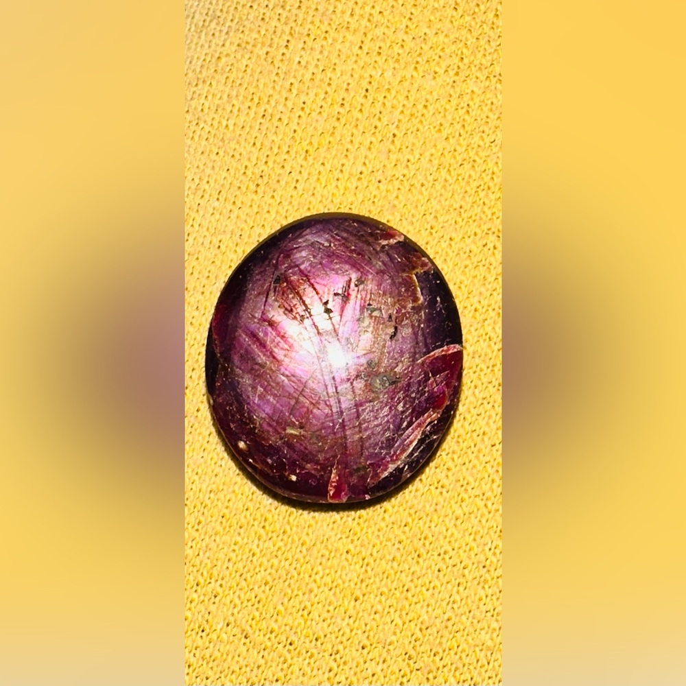Big Natural Ruby Gemstone Cabochon